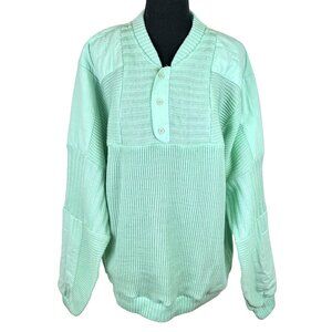 Vintage 80s Seafoam Green Pullover Sweater